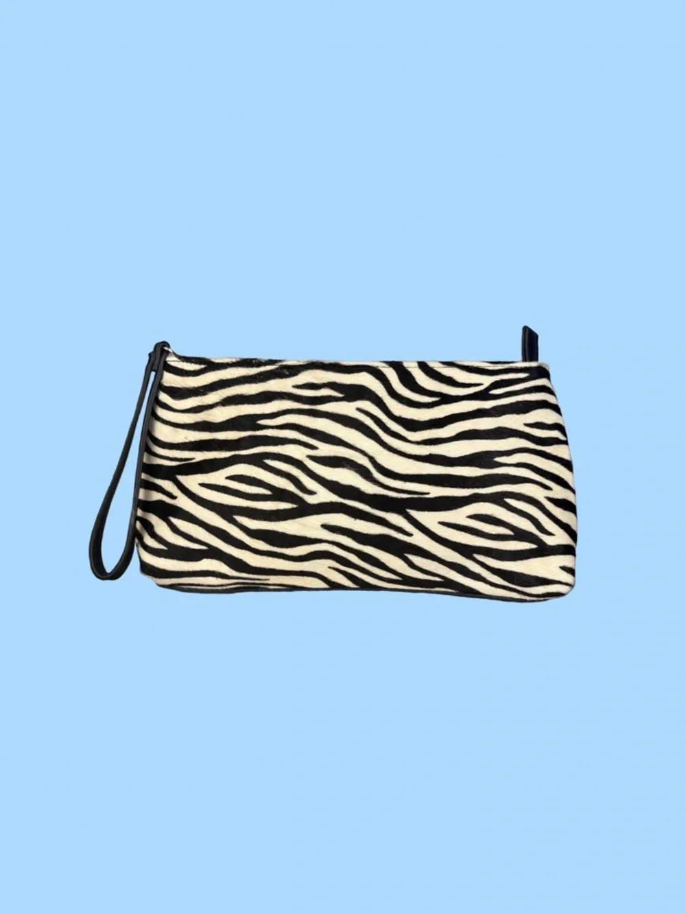 The Zebra Calf Hair Clutch - Picture 1 of 8